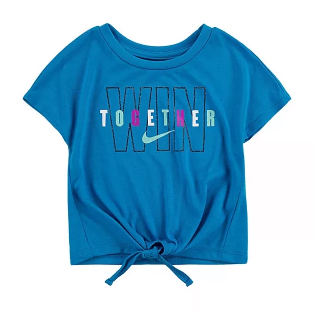 NWT Girls Nike Knotted Top